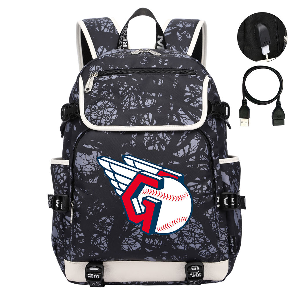Cleveland Guardians Backpack School Notebook Travel Bags