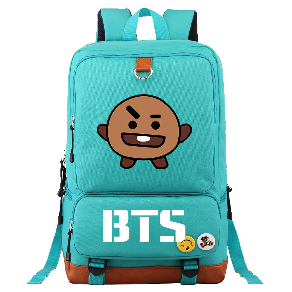 BTS Shooky Proof Backpack NoteBook Laptop School Bag