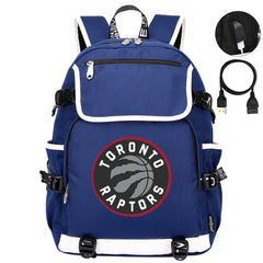 Toronto Raptors Backpack School Notebook Travel Bags