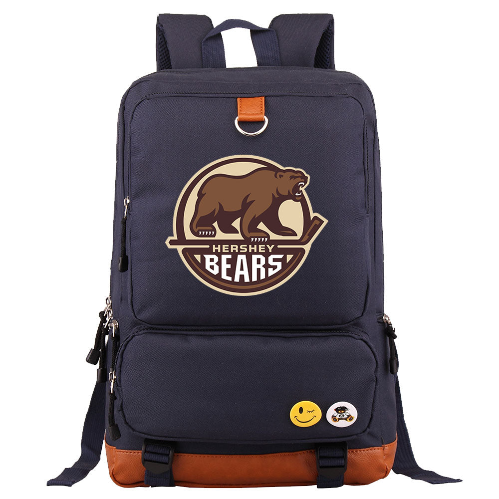 Hershy Bears Hockey Team Proof Backpack NoteBook Laptop School Bag