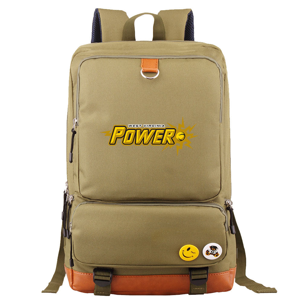 West Virginia Power Proof Backpack NoteBook Laptop School Bag