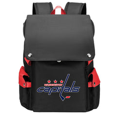 Washington Capitals Hockey Team School Backpack Oxford Laptop Bag