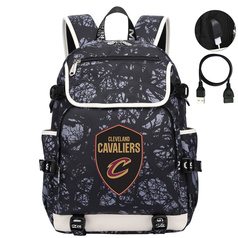 Cleveland Cavaliers Backpack School Notebook Travel Bags