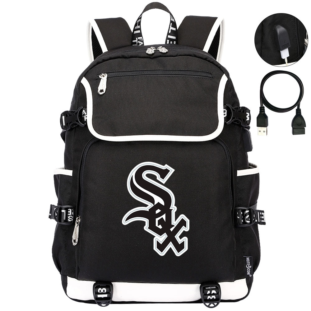 Chicago White Sox Backpack School Notebook Travel Bags