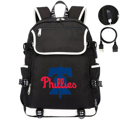 Philadelphia Phillies Backpack School Notebook Travel Bags