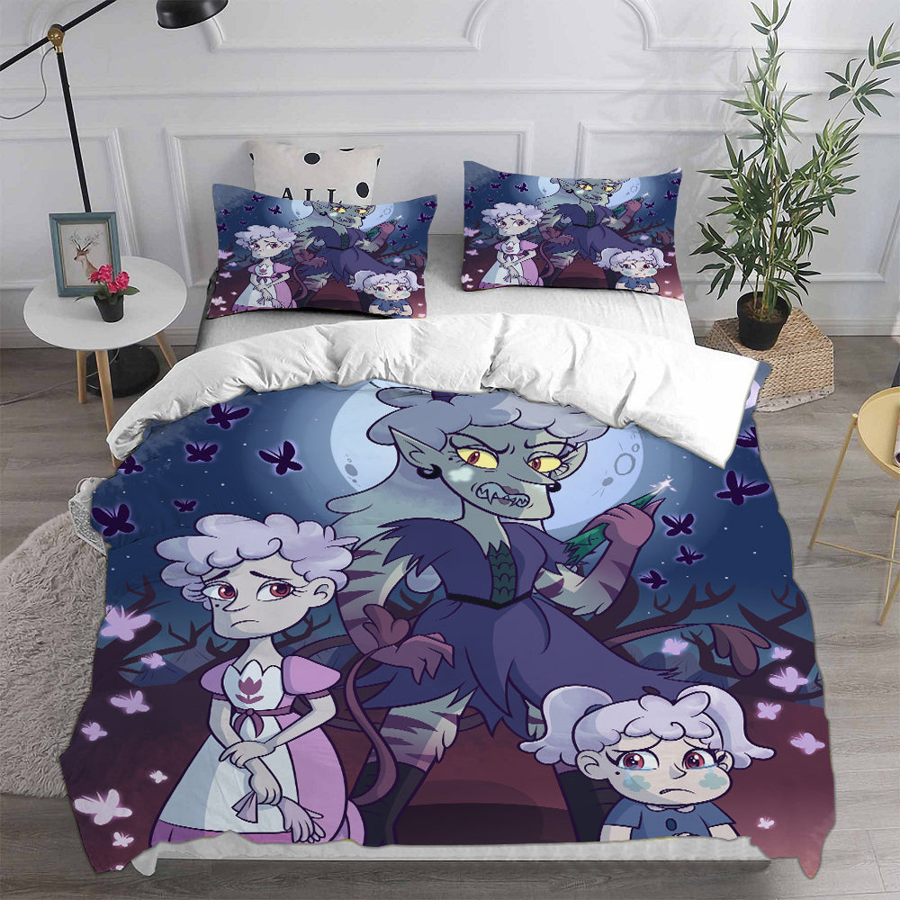 Star vs. the Forces of Evil Cosplay Bedding Set Duvet Cover Pillowcases Halloween Home Decor
