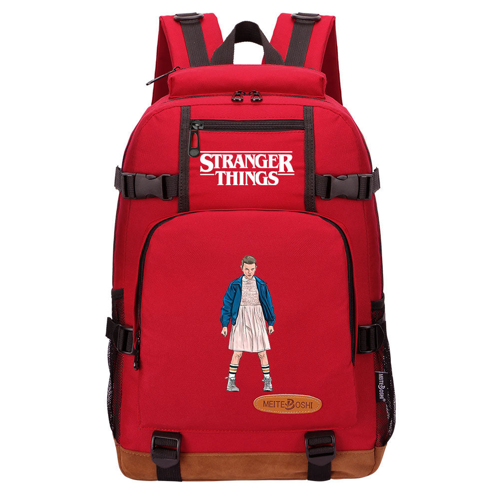 Strangers Things El Waterproof Backpack School Notebook Travel Bag