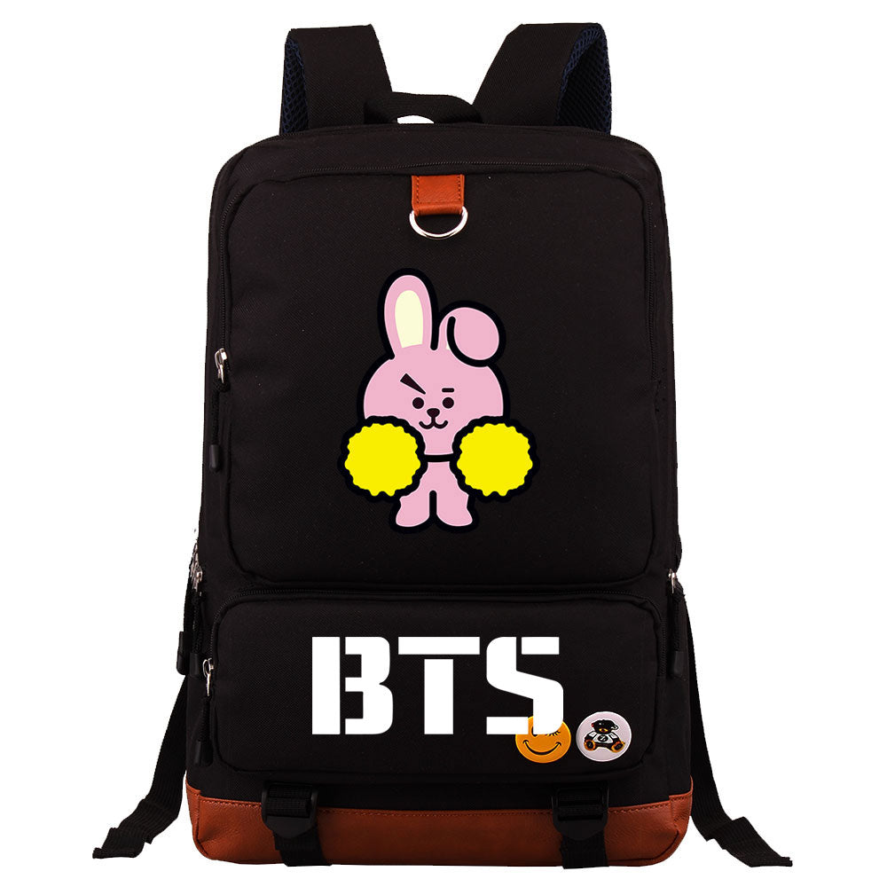 BTS Cooky Proof Backpack NoteBook Laptop School Bag