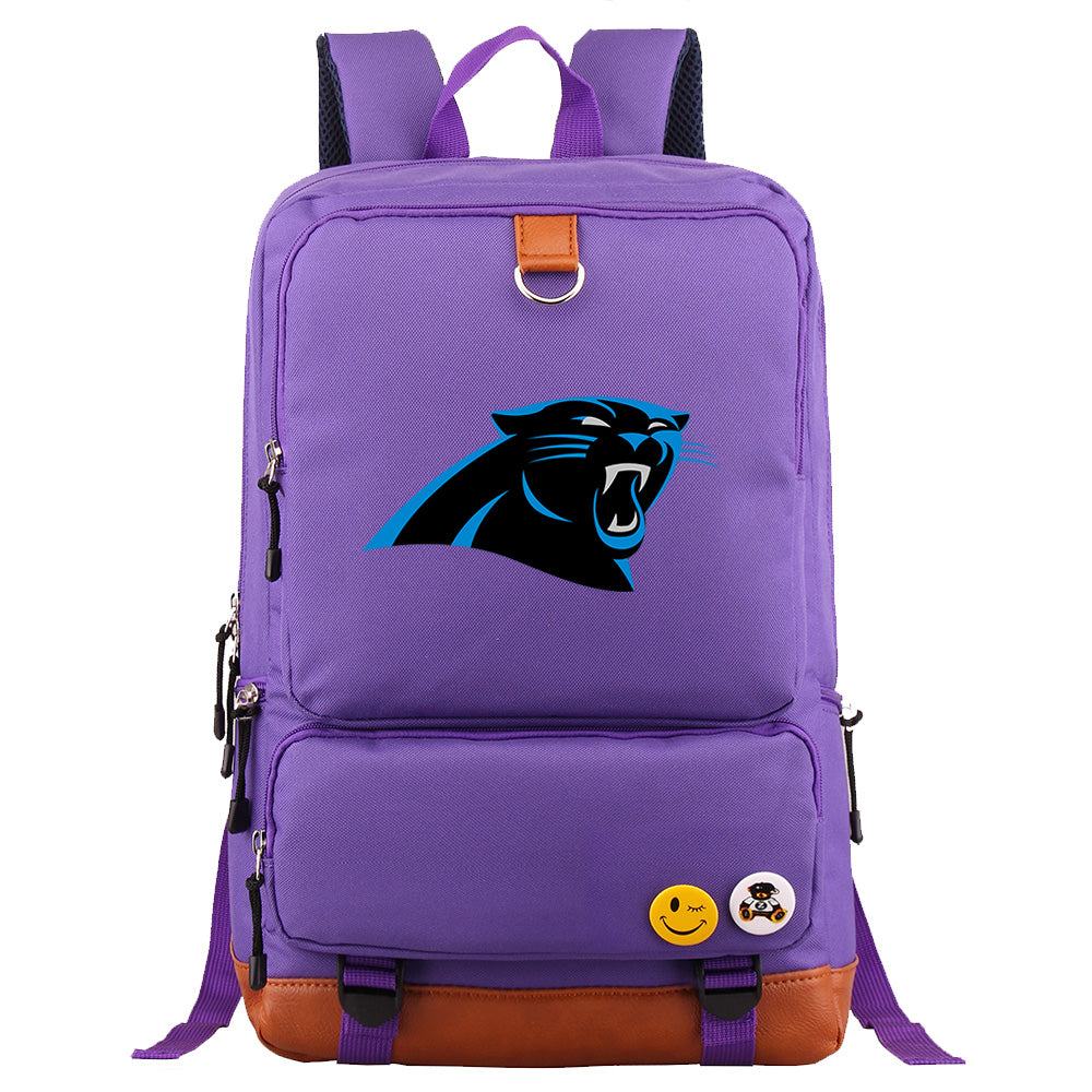 Carolina Panthers Football Team Rugby Proof Backpack NoteBook Laptop School Bag