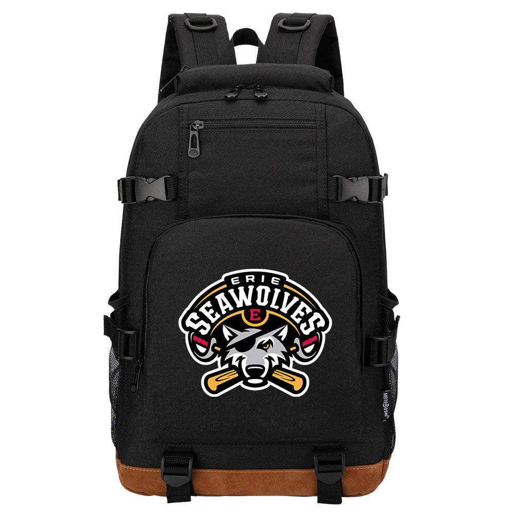 Erie SeaWolves Waterproof Backpack School Notebook Travel Bag