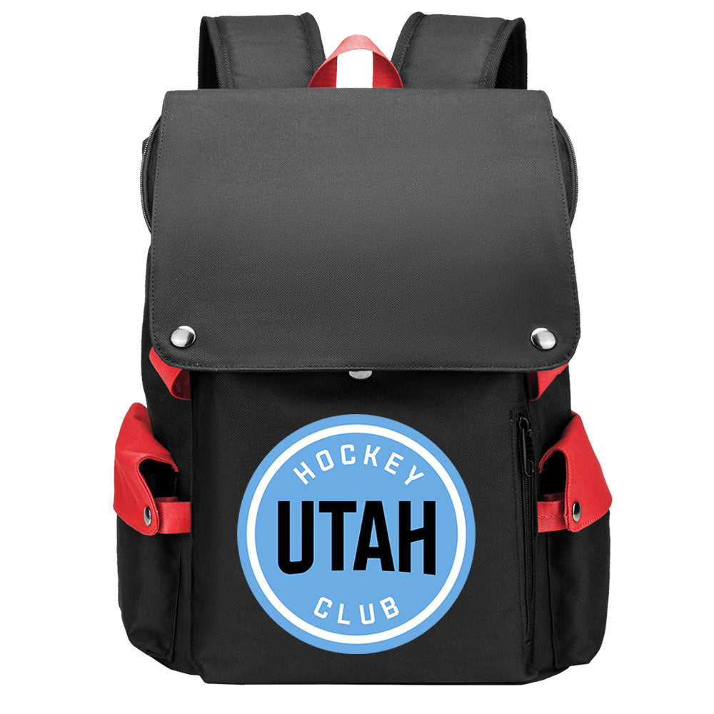 Utah Hockey Club Hockey Team School Backpack Oxford Laptop Bag