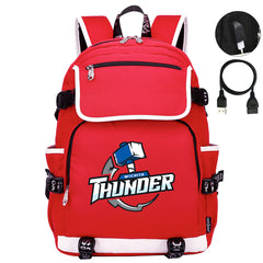 Wichita Thunder Hockey Backpack School Notebook Travel Bag
