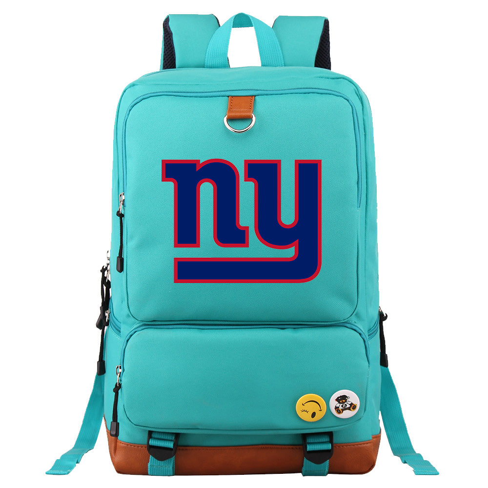 New York Giants Football Team Rugby Proof Backpack NoteBook Laptop School Bag