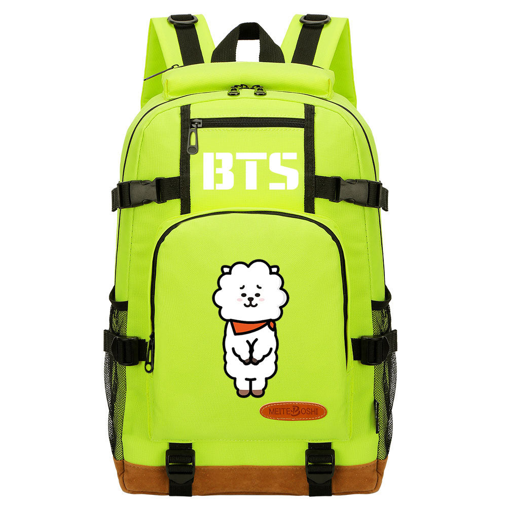 Kpop BTS RJ Jin Waterproof Backpack School Notebook Travel Bag