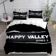 Happy Valley Season 3 Cosplay Bedding Set Duvet Cover Pillowcases Halloween Home Decor