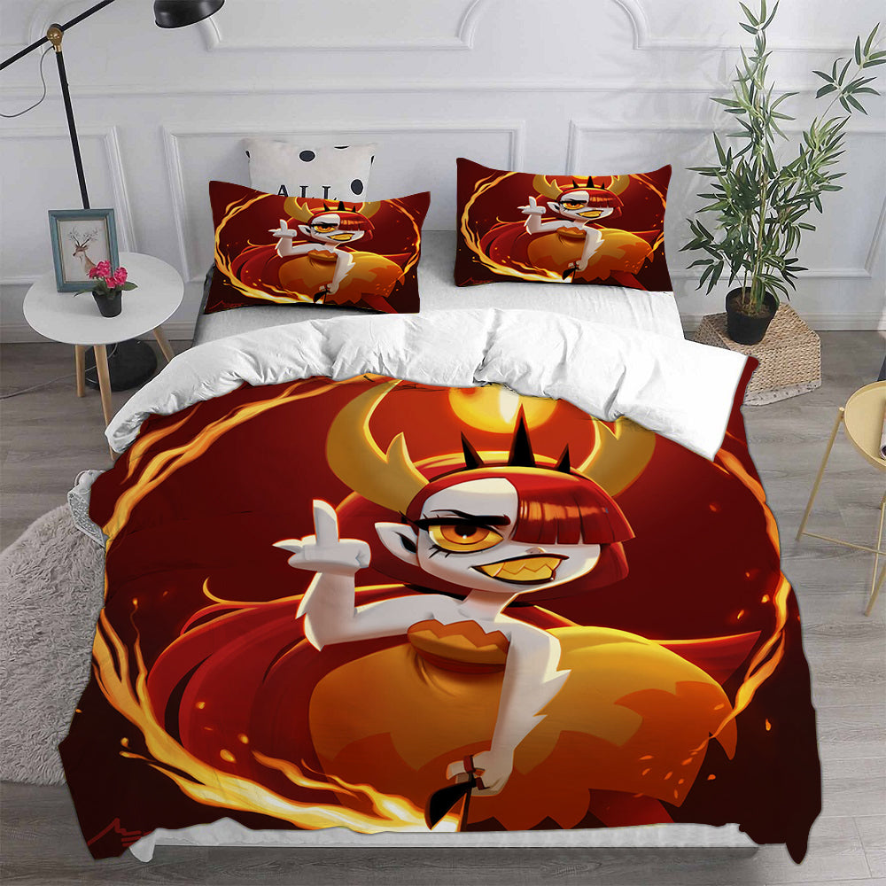 Star vs. the Forces of Evil Cosplay Bedding Set Duvet Cover Pillowcases Halloween Home Decor