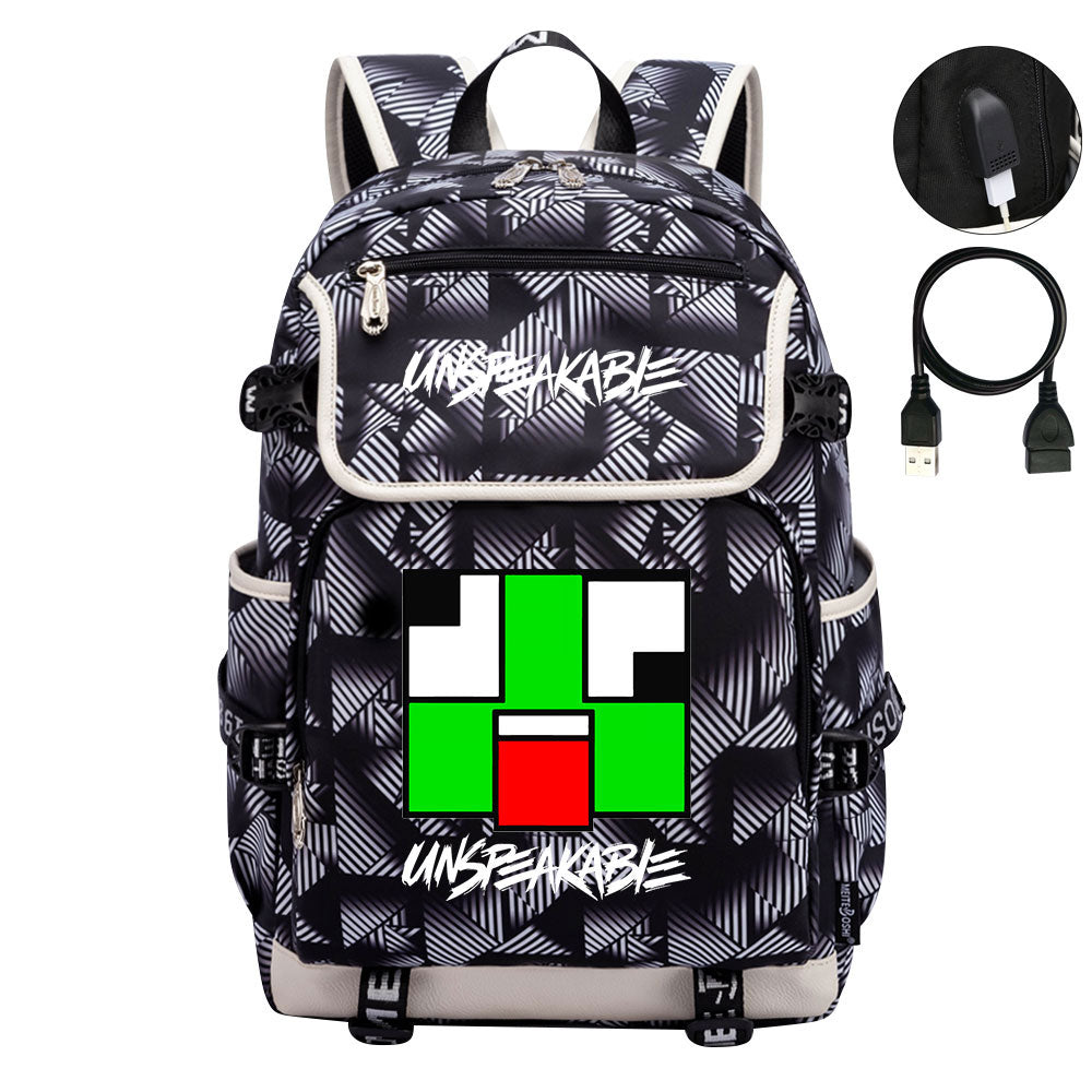 Game Unspeakable Backpack School Notebook Travel Bags