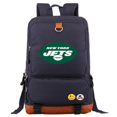 New York Jets Football Team Rugby Proof Backpack NoteBook Laptop School Bag