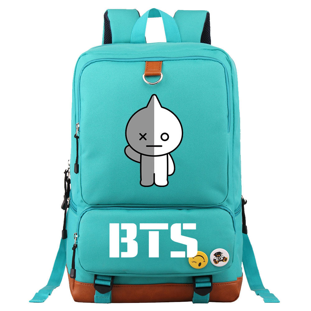 BTS VAN Proof Backpack NoteBook Laptop School Bag