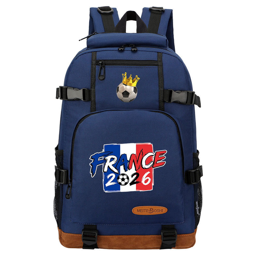 2026 Football Waterproof Backpack School Notebook Travel Bag
