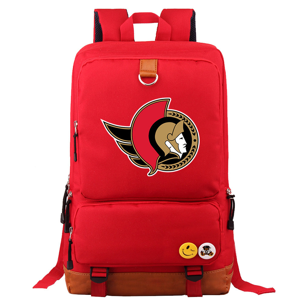 Ottawa Senators Hockey Team Proof Backpack NoteBook Laptop School Bag