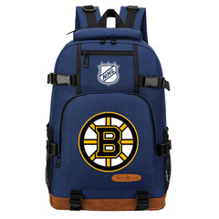 Boston Bruins Hockey League  Waterproof Backpack School Notebook Travel Bag