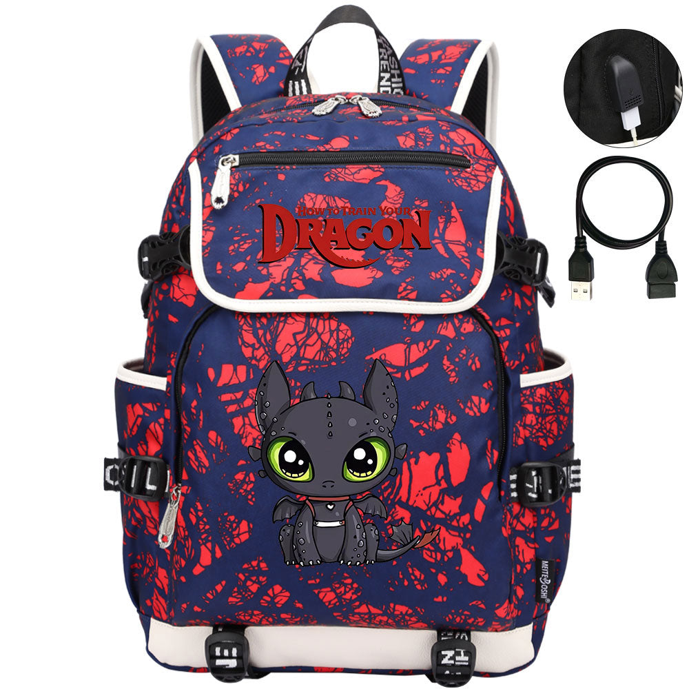 How to Train Your Dragon Backpack School Notebook Travel Bags