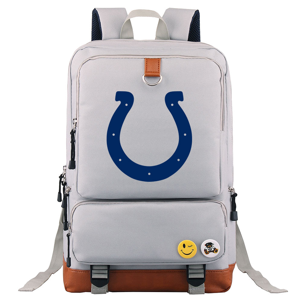 Indianapolis Colts Football Team Rugby Proof Backpack NoteBook Laptop School Bag