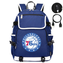 Philadelphia 76ers Backpack School Notebook Travel Bags
