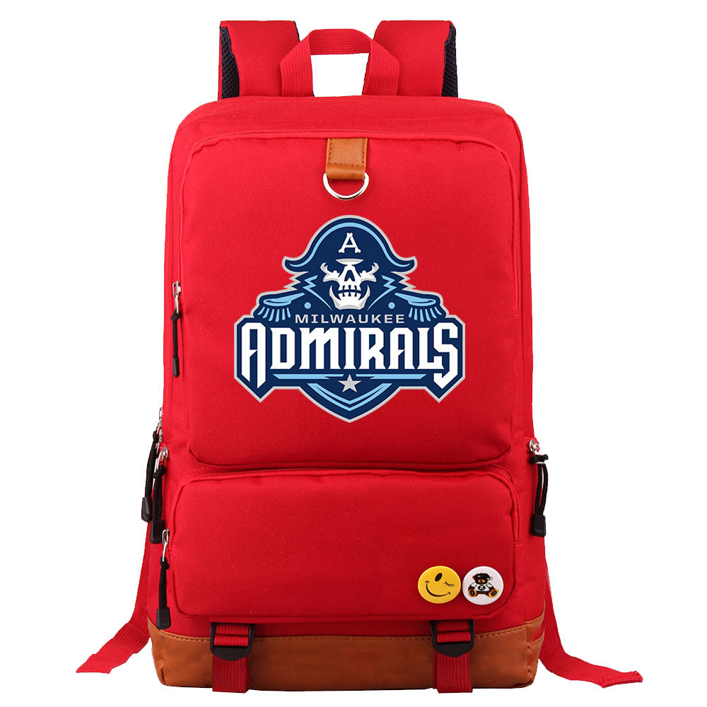 Milwaukee Admirals AHL Proof Backpack NoteBook Laptop School Bag