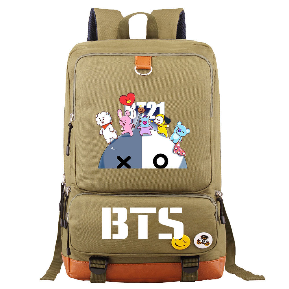 BTS VAN Proof Backpack NoteBook Laptop School Bag