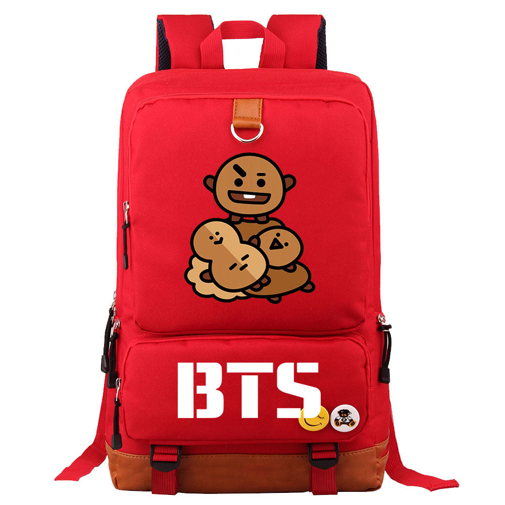 BTS Shooky Proof Backpack NoteBook Laptop School Bag