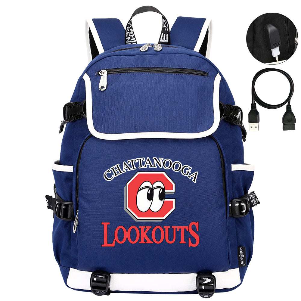 Chattanooga Lookouts Backpack School Notebook Travel Bags
