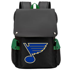 St Louis Blues Hockey Team School Backpack Oxford Laptop Bag