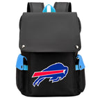 Buffalo Bills Football Team Rugby Laptop Backpack Oxford School Bag