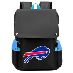 Buffalo Bills Football Team Rugby Laptop Backpack Oxford School Bag