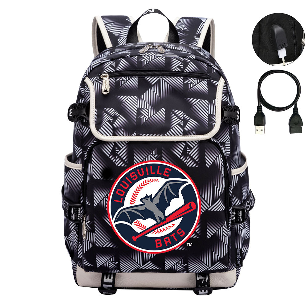 Louisville Bats Backpack School Notebook Travel Bags