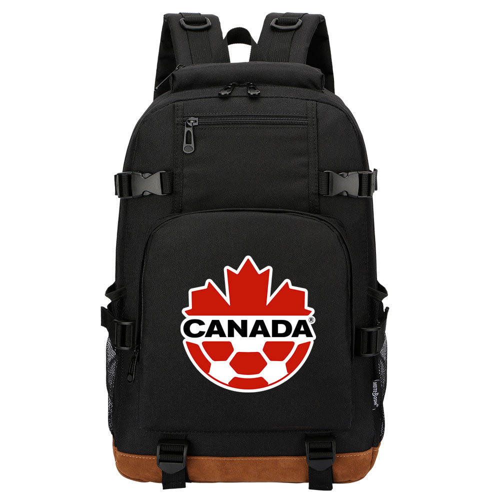 Canada National Football Team Waterproof Backpack School Notebook Travel Bag