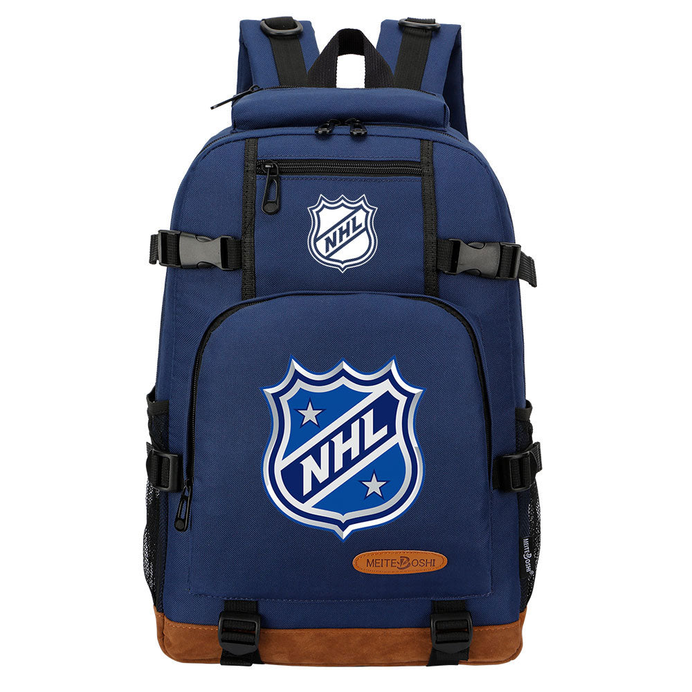 Hockey Team Waterproof Backpack School Notebook Travel Bag