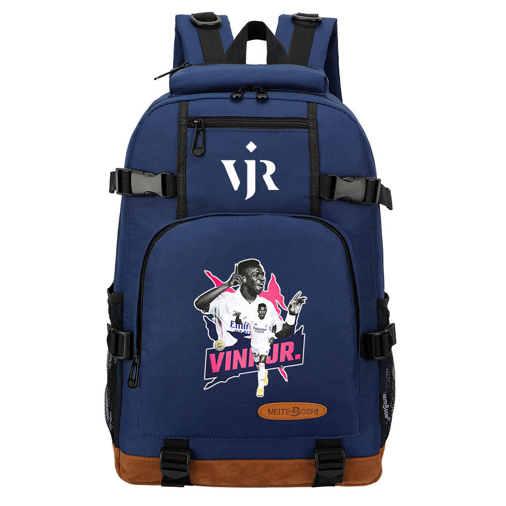 Vinicius Junior FC Waterproof Backpack School Notebook Travel Bag
