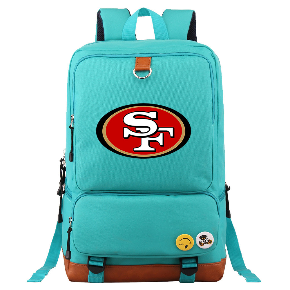 San Francisco 49ers Football Team Rugby Proof Backpack NoteBook Laptop School Bag