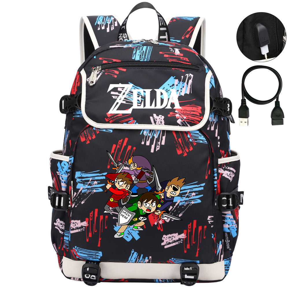 Zelda Backpack School Notebook Travel Bags
