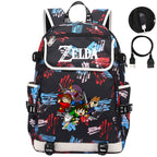 Zelda Backpack School Notebook Travel Bags