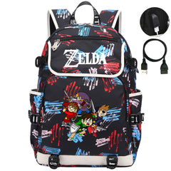 Zelda Backpack School Notebook Travel Bags