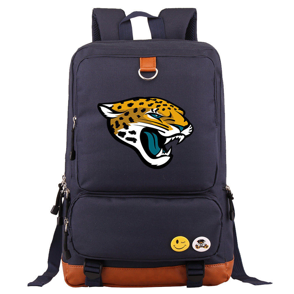 Jacksonville Jaguars Football Team Rugby Proof Backpack NoteBook Laptop School Bag