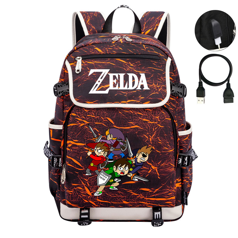 Zelda Backpack School Notebook Travel Bags