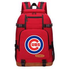 Chicago Cubs Waterproof Backpack School Notebook Travel Bag
