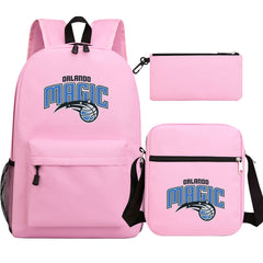 Orlando Magic Basketball School Backpack Shoulder Bag Pencil Bags 3pcs Set