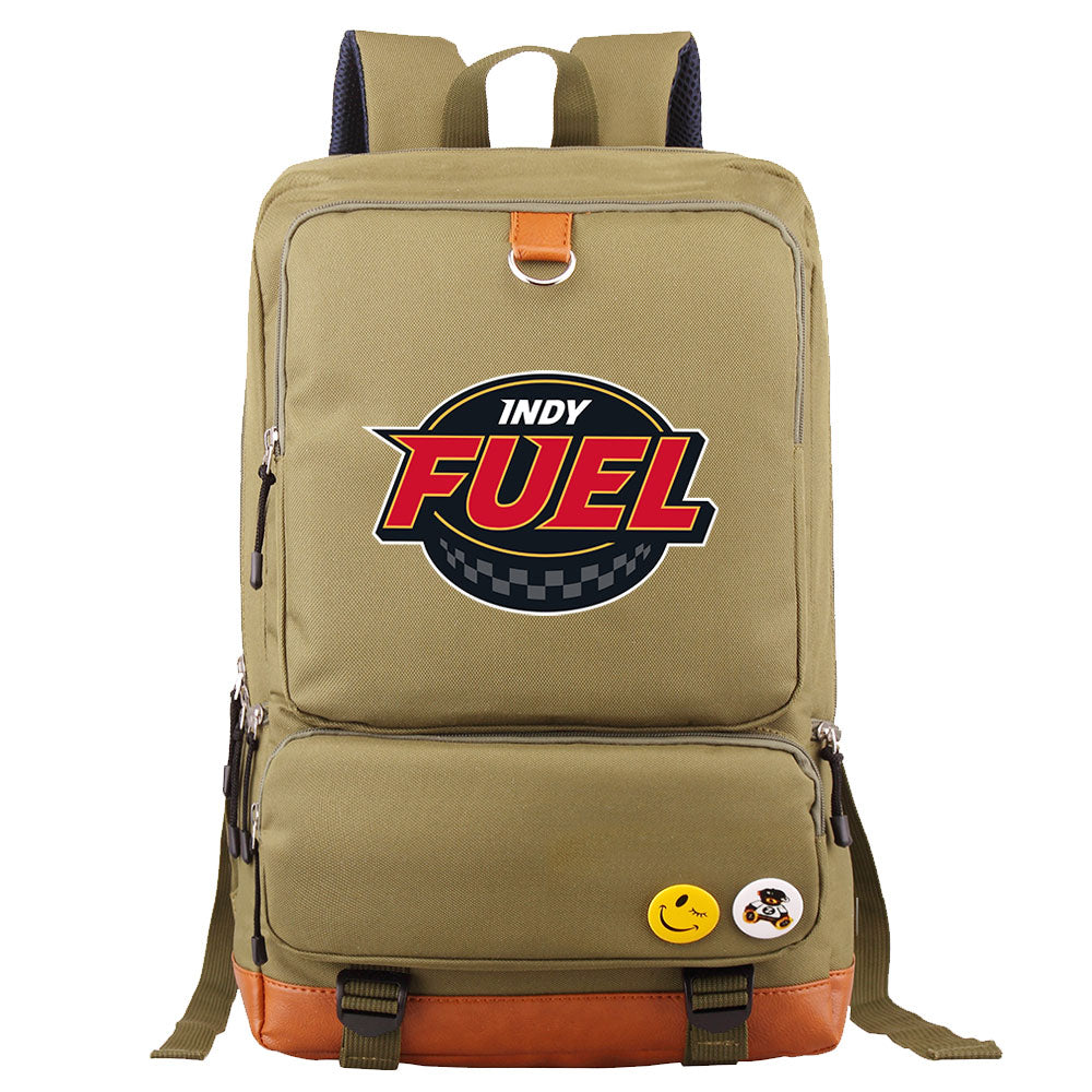 Indy Fuel Hockey Team Proof Backpack NoteBook Laptop School Bag