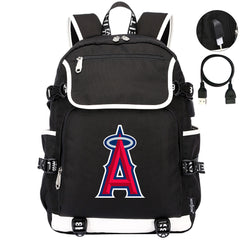 Los Angeles Angels Backpack School Notebook Travel Bags